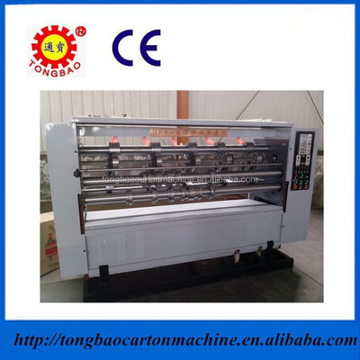 70mm Dunne mes Creasing Pressing Line Geavanceerde kartonnen doos maken machine oplossing