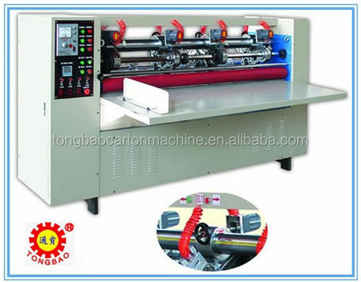 70mm Dunne mes Creasing Pressing Line Geavanceerde kartonnen doos maken machine oplossing