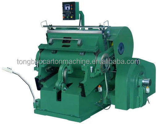 Semi-automatische High Precision Gekrompen Karton Box Board Creasing And Die Cutting Machine