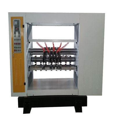 220V Slitter Scorer Machine voor het snijden van gegolfd karton Geavanceerde technologie