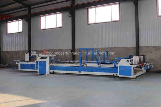 380V Power Automatic Folder and Gluer Carton Machine voor een soepele productie