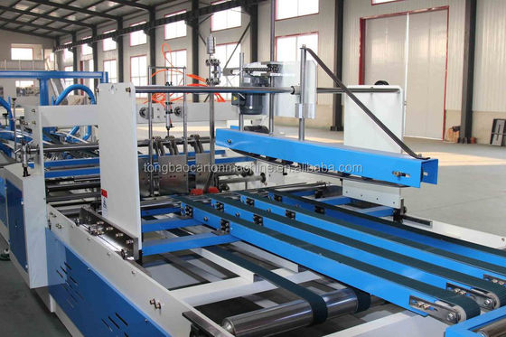 380V Power Automatic Folder and Gluer Carton Machine voor een soepele productie
