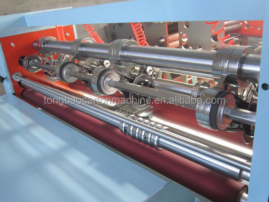 Semi-automatische dunne lemmen slitter voor gegolfd karton aangedreven elektrisch type 380V