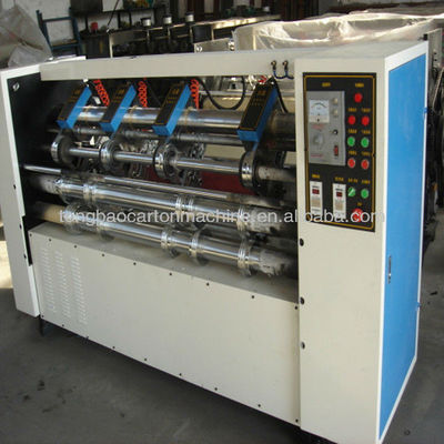 Semi-automatische dunne lemmen slitter voor gegolfd karton aangedreven elektrisch type 380V
