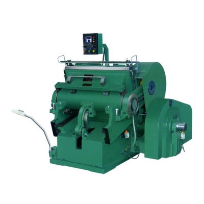 Semi-automatische platte bed gegolfde plaat creasing en die cutter machine voor verpakking zak