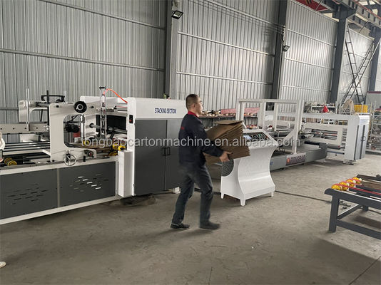 380V kartonnen glijmachine voor kartonnen verpakkingsdozen