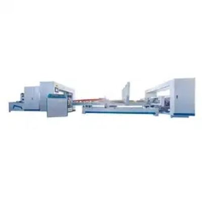 Carton Folder Gluer Stapler Nail Box Machine voor automatisch karton kleven en hechten