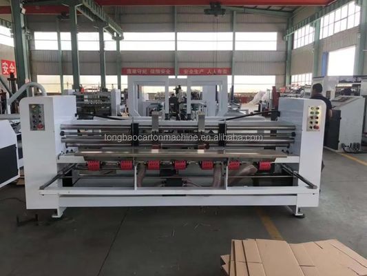 Carton Folder Gluer Stapler Nail Box Machine voor automatisch karton kleven en hechten