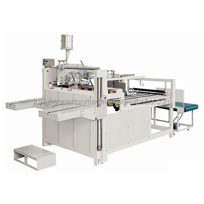 60 m/min snelheid Mini Box Folder Glueing Machine voor High Speed Wave Cardboard Productie