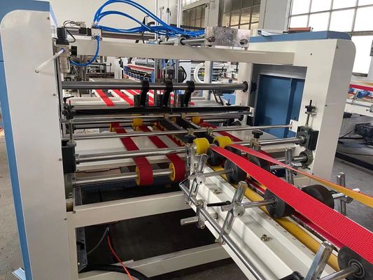 Automatische kartonnen doosvouwlijmmachine voor golfkarton