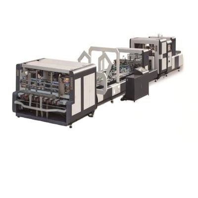 Houten verpakkingsmateriaal Automatische hechtmachine voor kartonnen doos 4450 mm Lengte Snel hechten